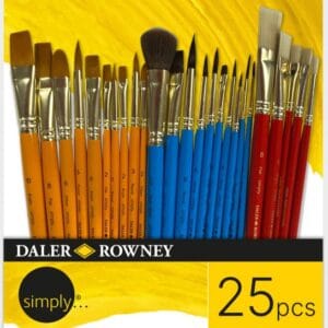 Set de 25 Pinceaux Multi-Techniques "Simply" – Daler-Rowney