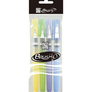 Set de 4 pinceaux réservoir d'eau Kuretake Zig