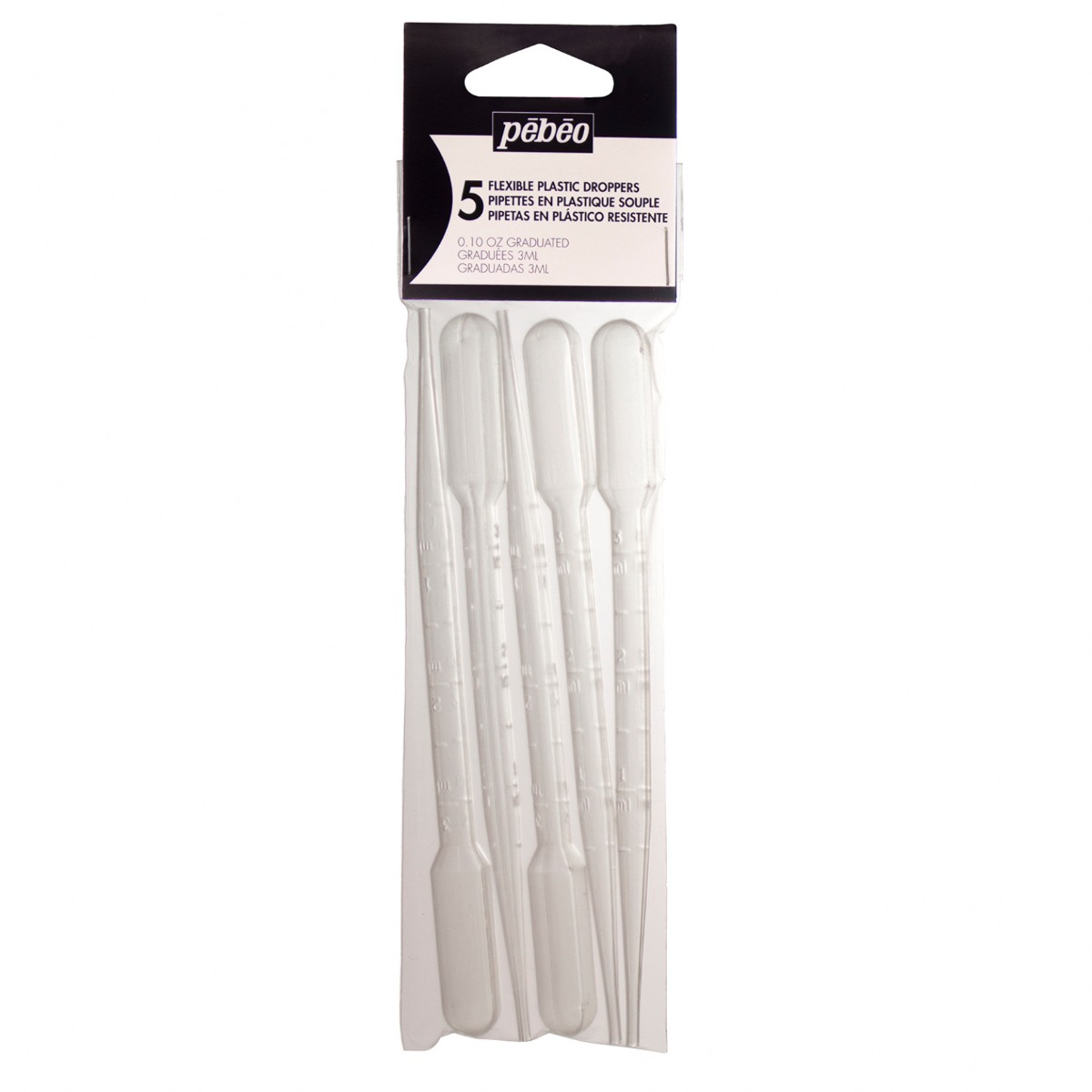 Pipette en Plastique - Ensemble de 5 - Pébéo