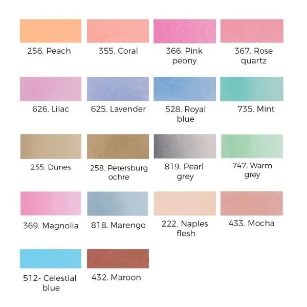 Aquarelle Extra-Fine - <strong>Pastel Colours</strong> - Godet 2.5 ML ( à l'unité )