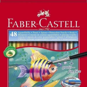 Crayons Aquarelle Faber-Castell Classic Colour - Boîte de 48