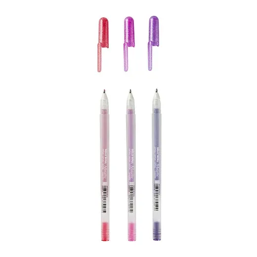 Set de 3 Stylos Gel Sakura Gelly Roll Metallic - Édition Shiny – Image 2