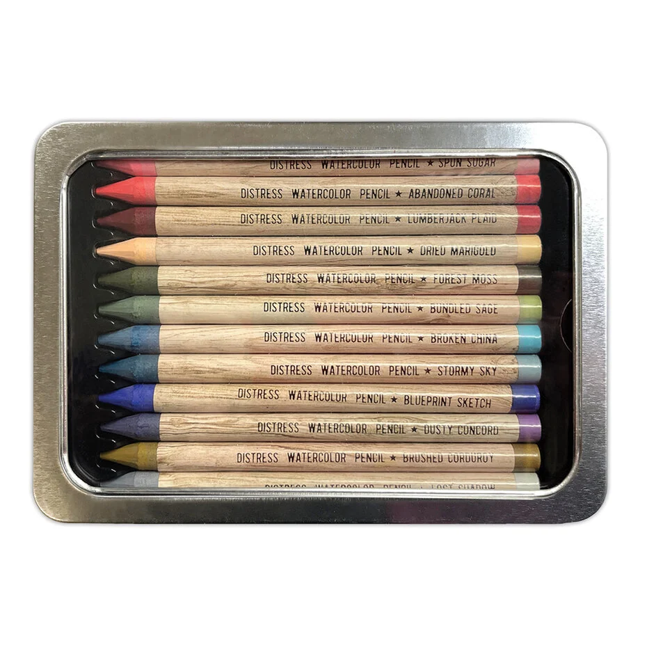 Crayons Aquarelle Ranger Tim Holtz Distress Watercolor Pencils - Set 6 – Image 2