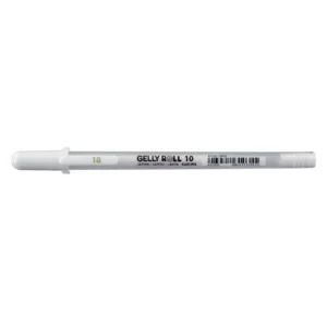 Stylo Gel Blanc Sakura Gelly Roll XPGB1050 – Pointe Moyenne